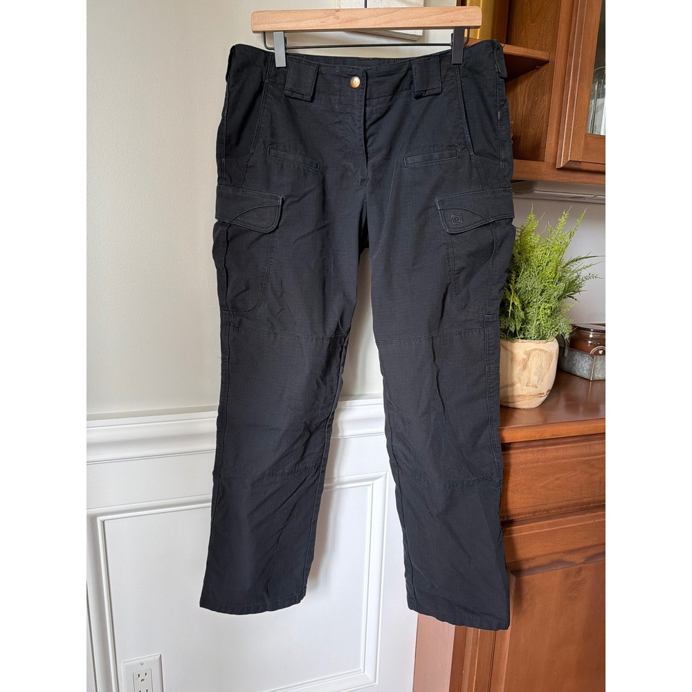 511 5.11 Tactical Series Pants Women Size 12 Utility Cargo Work Outdoor Black